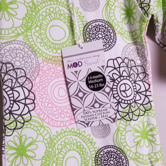 Mod Swad Cotton Sleeper Swaddler 3-6 months - Picture 3 of 4